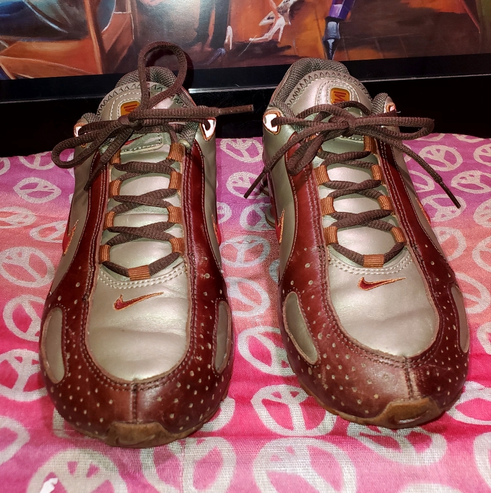 Vintage Nike Shox Monsters Burgungy, Green And